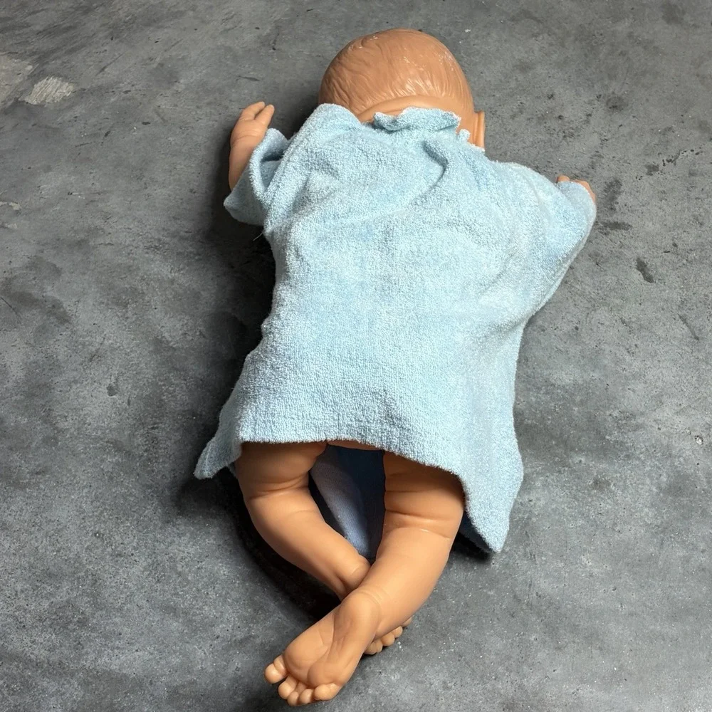 Vintage 1980s Berjusa Newborn Baby Doll Spanish Vinyl 15